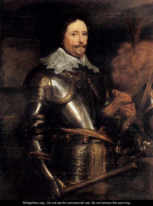Portrait Of Frederik Hendrik - Sir Anthony Van Dyck