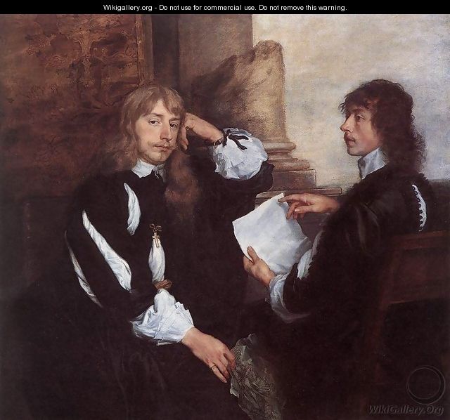 Thomas Killigrew and () William, Lord Croft 1638 - Sir Anthony Van Dyck