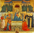 Madonna With The Child Saints And Crucifixion - Angelico Fra