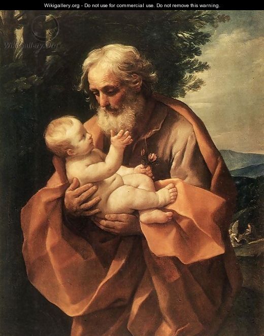 St Joseph with the Infant Jesus c. 1635 - Guido Reni