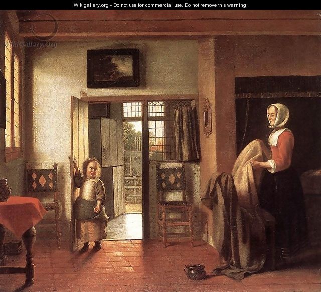 The Bedroom 1658-60 - Pieter De Hooch