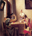 Soldiers Playing Cards - Pieter De Hooch