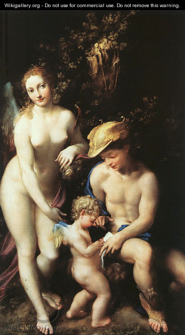 The Education of Cupid 1528 - Correggio (Antonio Allegri)