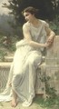 Young Woman Of Pompeii On A Terrace - Guillaume Seignac