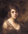 Young Brunette - Alexei Alexeivich Harlamoff