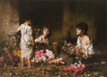 The Flower Girls - Alexei Alexeivich Harlamoff