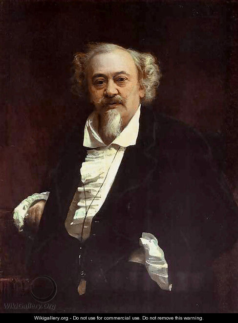 Portrait Of The Actor Vasily Samoilov - Ivan Nikolaevich Kramskoy