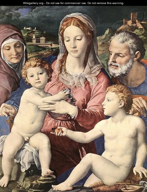 Holy Family 1534-40 - Agnolo Bronzino