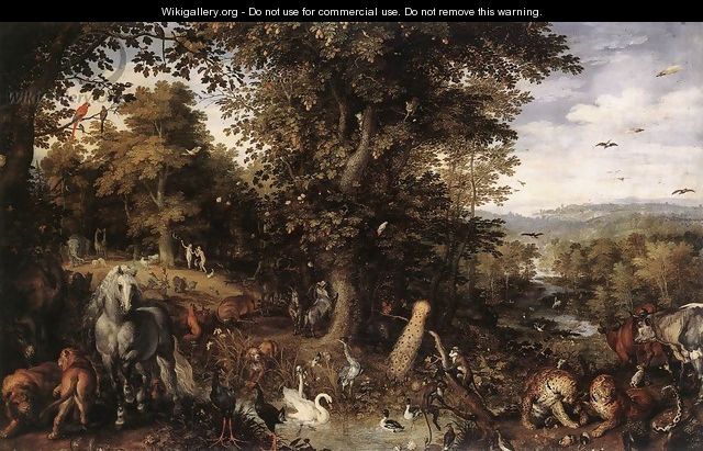 Garden of Eden 1612 - Jan The Elder Brueghel