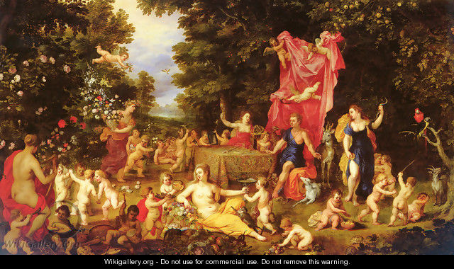 An Allegory Of The Five Senses - Jan The Elder Brueghel