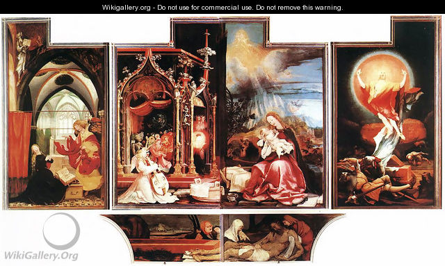 Isenheim Altarpiece (second View) 1515 - Matthias Grunewald (Mathis Gothardt)