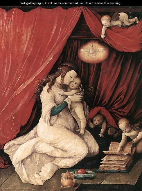 Virgin And Child In A Room 1516 - Hans Baldung Grien