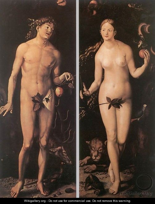 Adam And Eve - Hans Baldung Grien