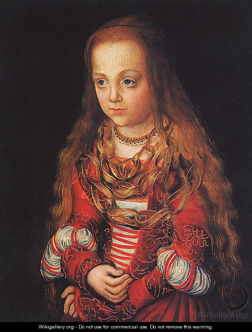 A Princess Of Saxony 1517 - Lucas The Elder Cranach