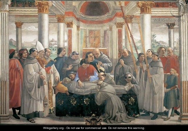 Obsequies of St. Francis - Domenico Ghirlandaio