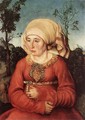 Portrait of Frau Reuss - Lucas The Elder Cranach