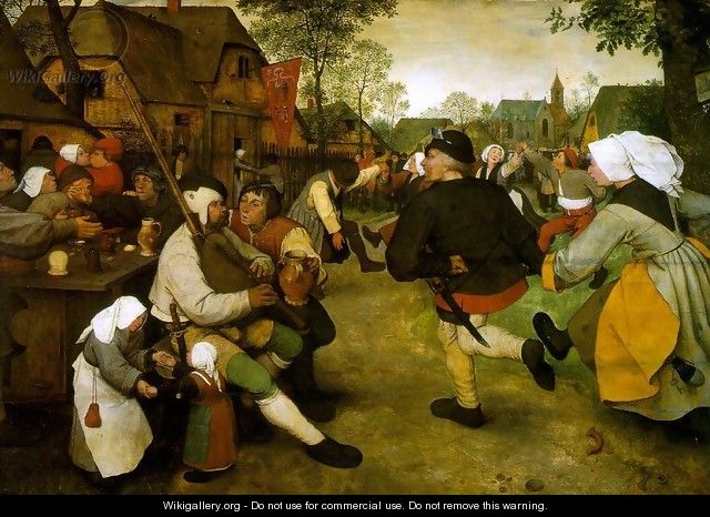 The Peasant Dance 1568 - Pieter the Elder Bruegel