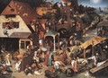 Netherlandish Proverbs 1559 - Pieter the Elder Bruegel