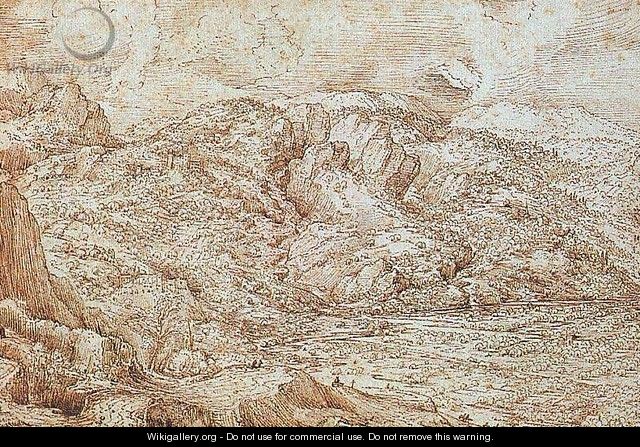 Landscape of the Alps - Pieter the Elder Bruegel