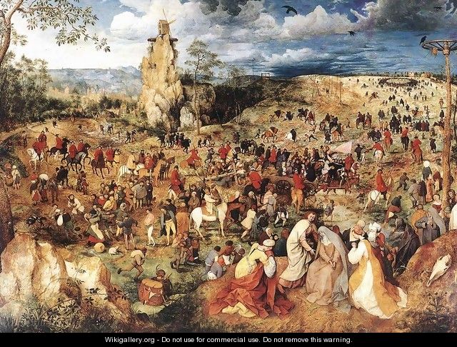 Christ Carrying the Cross 1564 - Pieter the Elder Bruegel
