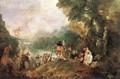 The Embarkation for Cythera 1717 - Jean-Antoine Watteau