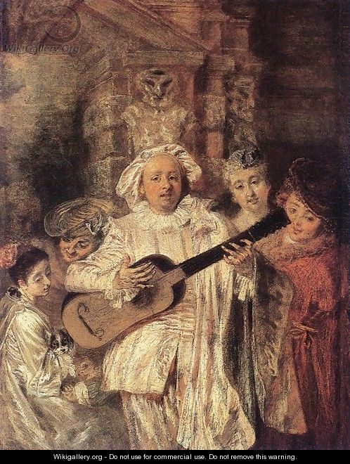 Gilles and his Family c. 1716 - Jean-Antoine Watteau