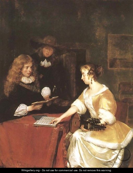 A Concert c. 1675 - Gerard Ter Borch