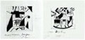 Decor Sketches For The Opera Victory Over The Sun - Kazimir Severinovich Malevich