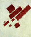 Suprematism With Eight Red Rectangles - Kazimir Severinovich Malevich
