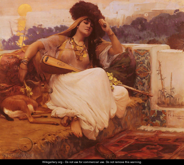 L Indolence - Frederick Arthur Bridgman