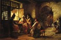 An Interesting Game - Frederick Arthur Bridgman