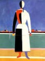 A Woman With A Rake - Kazimir Severinovich Malevich