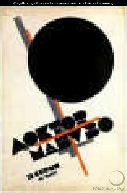 A Movie Poster For Doctor Mabuzo - Kazimir Severinovich Malevich