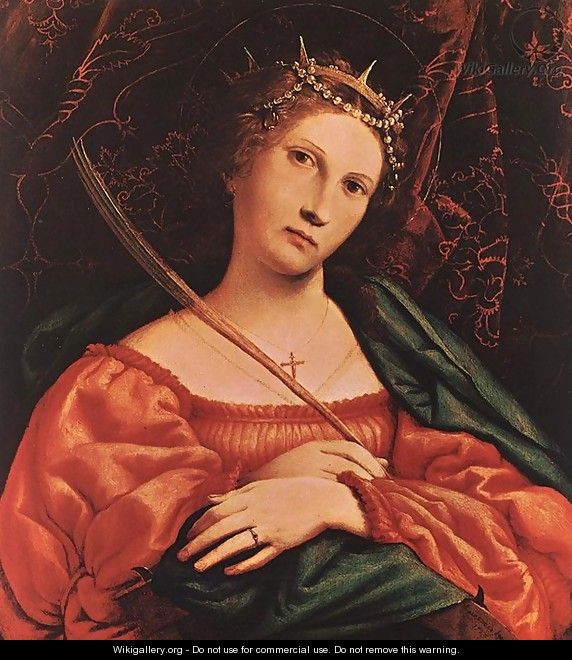 St Catherine of Alexandria 1522 - Lorenzo Lotto
