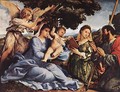 Madonna and Child with Saints and an Angel 1527-28 - Lorenzo Lotto