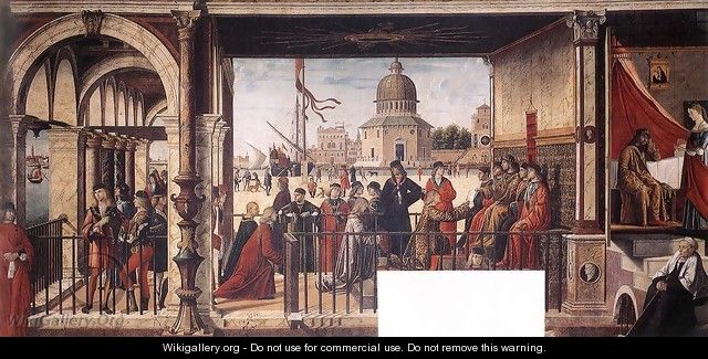 Arrival of the English Ambassadors 1495-1500 - Vittore Carpaccio