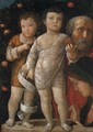 The Holy Family With St John - Andrea Mantegna