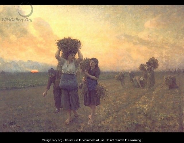 The Last Gleanings - Jules (Adolphe Aime Louis) Breton