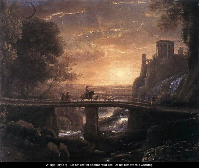 Imaginary View of Tivoli 1642 - Claude Lorrain (Gellee)