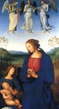 The Virgin and Child with an Angel 1496-1500 - Pietro Vannucci Perugino