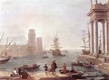 Port Scene with the Departure of Ulysses from the Land of the Feaci 1646 - Claude Lorrain (Gellee)