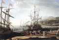 Marine with the Trojans Burning their Boats 1643 - Claude Lorrain (Gellee)