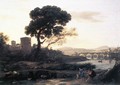 Landscape with Shepherds - The Pont Molle 1645 - Claude Lorrain (Gellee)