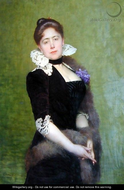 Portrait Of A Lady - Jules Joseph Lefebvre