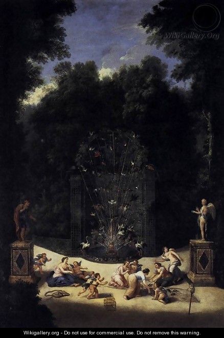 Entrance to the Maze 1688-90 - Jean II Cotelle
