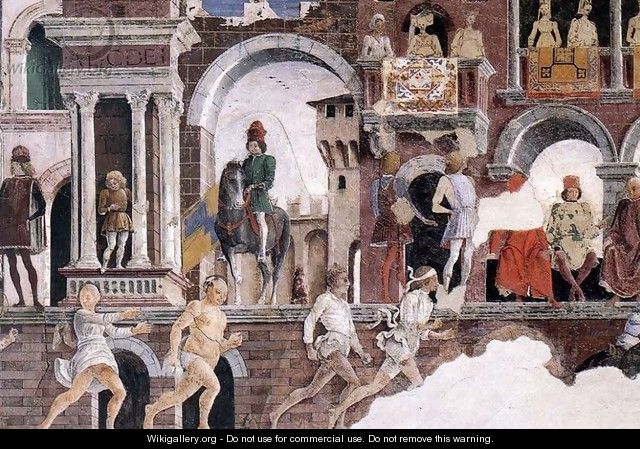 Allegory of April (detail 2) 1476-84 - Francesco Del Cossa