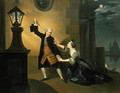 David Garrick (1717-79) as Jaffier and Susannah Maria Cibber (1714-76) as Belvidera in 'Venice Preserv'd, or A Plot Discovered' by Thomas Otway at the Drury Lane Theatre, 1762-63 - Johann Zoffany
