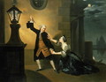 David Garrick (1717-79) as Jaffier and Susannah Maria Cibber (1714-76) as Belvidera in 