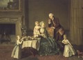 John Verney, 14th Baron Willoughby de Broke (1738-1816) and Lady Louisa North (1737-1816) his wife, 1766 - Johann Zoffany