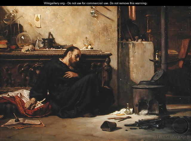 The Dead Alchemist 1868 - Elihu Vedder